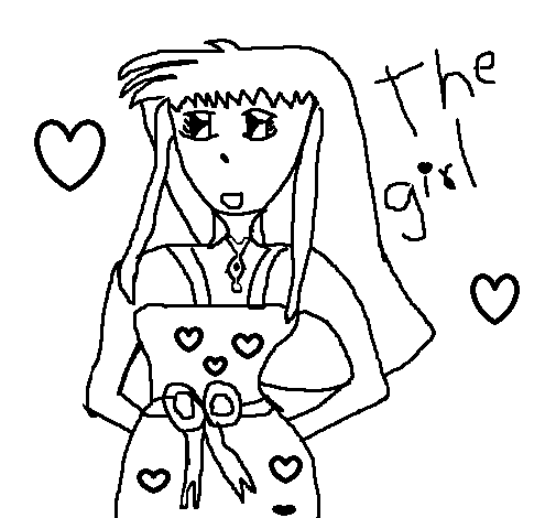 Dibujo de The girl para Colorear