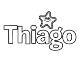 Dibujo de Thiago para colorear