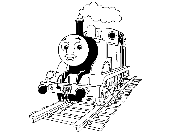 Dibujo de Thomas la locomotora para Colorear