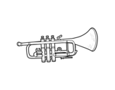 Dibujo de Trompeta baja para colorear