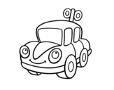 Dibujo de Un coche de juguete para colorear