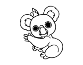 Dibujo de Un Koala para colorear