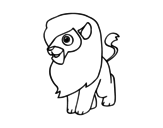 Dibujo de Un león para colorear