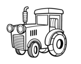 Dibujo de Un tractor para colorear