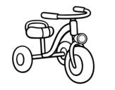 Dibujo de Un triciclo infantil