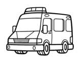 Dibujo de Una ambulancia