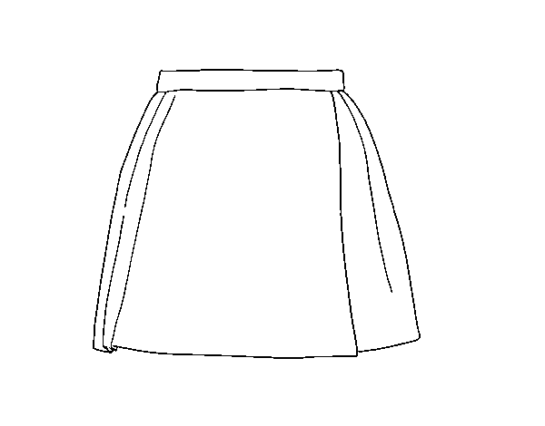 Dibujo de Una falda para Colorear
