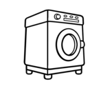 Dibujo de Una lavadora para colorear