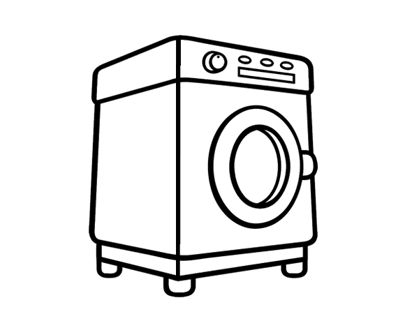  Dibujo de Una lavadora para Colorear