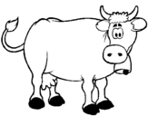 Dibujo de Vaca lechera para colorear