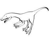 Dibujo de Velociraptor II 1 para colorear