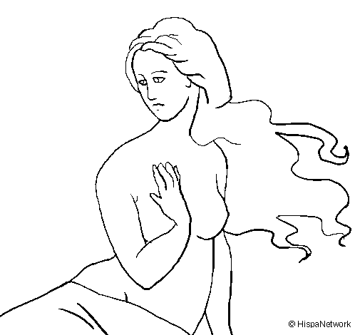 Dibujo de Venus  para Colorear