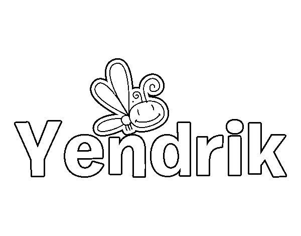 Dibujo de Yendrik para Colorear