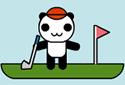 Jugar a Panda golf de la categoría Juegos de deportes