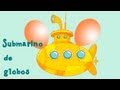 Cómo hacer un submarino con globos
