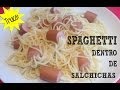 Espaguetis con salchicha