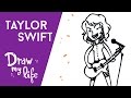 La biografía de Taylor Swift en dibujos